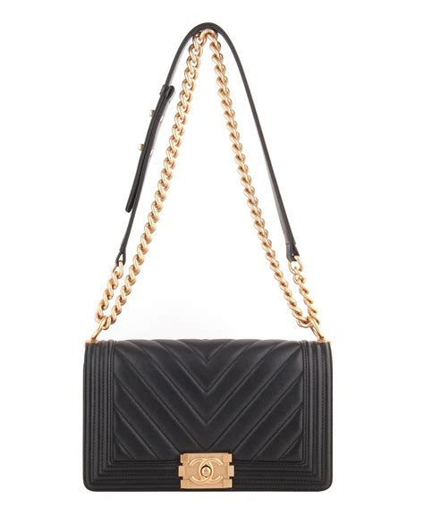 chanel herringbone chevron bag|Chanel Black Leather Herringbone Chevron New Medium Boy Bag.